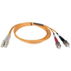 N518-20M Duplex Multimode 50/125 Fiber Patch Cable (LC/ST), 20M (65 ft.)
