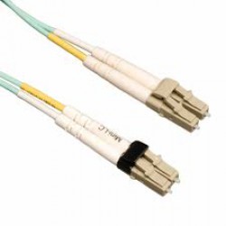 N836-05M 10Gb Duplex Multimode 50/125 OM3 LSZH Fiber Patch Cable (Mini-LC / LC) - Aqua, 5M (16 ft.)