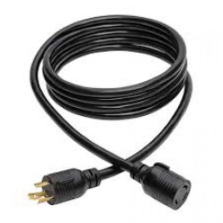 P041-014 L6-30P to L6-30R Heavy-Duty Extension Cord - 30A, 250V, 10 AWG, 14 ft., Black