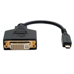 P132-06N-MICRO Micro HDMI (Type D) to DVI-D Adapter (M/F), 6-in.