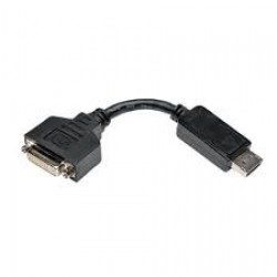 P134-000-50BK DisplayPort to DVI Cable Adapter, Converter for DP-M to DVI-I-F, 6 in., 50 Pack