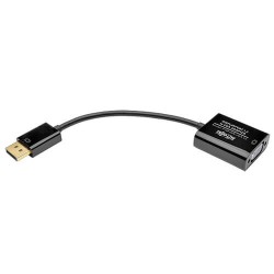 P134-06N-VGA-V2 DisplayPort 1.2 to VGA Active Converter, DisplayPort to HD15 (M/F), 1920 x 1200/1080p, 6 in.