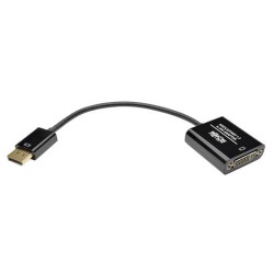 P134-06NDVIV2BP DisplayPort 1.2 to DVI Active Converter, DisplayPort to DVI (M/F), 1920 x 1200/1080p, 6 in., 50 Pack