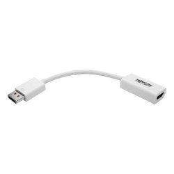 P136-06N-H2V2 DisplayPort 1.2 to HDMI Active Converter (M/F), 4K x 2K (3840 x 2160) @ 60 Hz, HDMI 2.0, HDCP 2.2, 6 in.