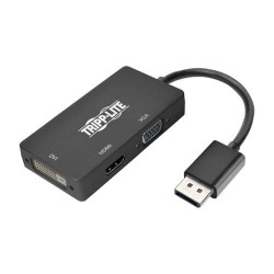 P136-06N-HDV4K6 DisplayPort 1.2 to VGA/DVI/HDMI All-in-One Converter Adapter, 4K x 2K HDMI @ 60 Hz