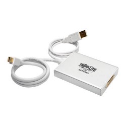 P137-06N-DVI-DL Mini DisplayPort to DVI Dual-Link Active Converter, Mini DisplayPort to DVI (M/F), Thunderbolt 1 & 2 Compatible, 2560 x 1600, 6 in.