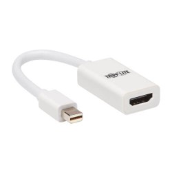P137-06N-HDR-W Mini DisplayPort to HDMI 4K Active Adapter with HDR - M/F, 4K @ 60 Hz, DP 1.2, HDMI 2.0, White
