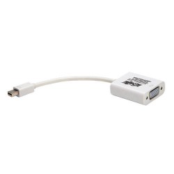 P137-06N-VGA Keyspan Mini DisplayPort to Active VGA Adapter, Video Converter for Mac/PC, Thunderbolt 1 & 2 Compatible, 1920x1200/1080p (M/F), 6-in.