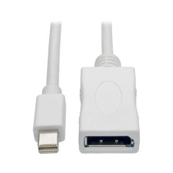 P139-010-DP-V2B Keyspan Mini DisplayPort 1.2a to DisplayPort Cable Adapter and Video Converter, 4K x 2K/3840 x 2160 (M/F) @ 60 Hz, HDCP 2.2, 10 ft.