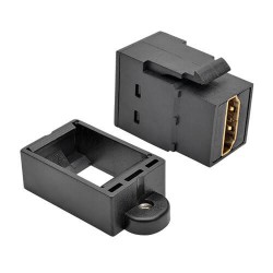 P164-000-KP-BK HDMI All-in-One Keystone/Panel Mount Coupler (F/F), Black