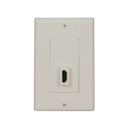 P166-001-P HDMI Send/Receive Pass-Through Wallplate, White (F/F)