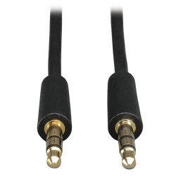 P312-015 3.5mm Mini Stereo Audio Cable for Microphones, Speakers and Headphones (M/M), 15-ft.