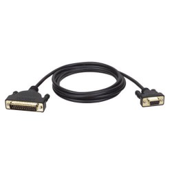 P404-006 AT Serial Modem Gold Cable (DB25 to DB9 M/F), 6-ft