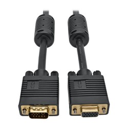 P500-003 VGA Coax High-Resolution Monitor Extension Cable with RGB Coax (HD15 M/F), 2048 x 1536 (1080p), 3 ft.