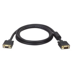 P500-006 VGA Coax High-Resolution Monitor Extension Cable with RGB Coax (HD15 M/F), 2048 x 1536 (1080p), 6 ft.