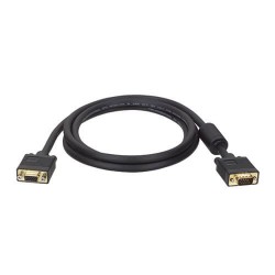 P500-015 VGA Coax High-Resolution Monitor Extension Cable with RGB Coax (HD15 M/F), 2048 x 1536 (1080p), 15 ft.