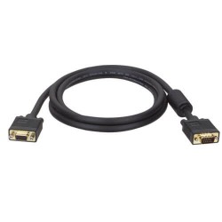 P500-050 VGA Coax High-Resolution Monitor Extension Cable with RGB Coax (HD15 M/F), 2048 x 1536 (1080p), 50 ft.