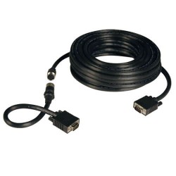 P503-100 VGA Coax Easy Pull Monitor Cable, High Resolution Cable with RGB Coax (HD15 M/M), 100-ft.