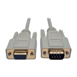 P520-006 Serial DB9 Serial Extension Cable, Straight Through (DB9 M/F), 6-ft.