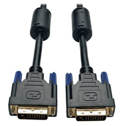 P560-001 DVI Dual Link Cable, Digital TMDS Monitor Cable (DVI-D M/M), 1-ft.