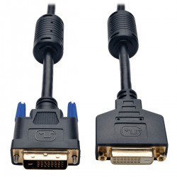 P562-006 DVI Dual Link Extension Cable, Digital TMDS Monitor Cable (DVI-D M/F), 6-ft.