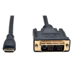 P566-010-MINI Mini HDMI to DVI Cable, Digital Monitor Adapter Cable (Mini HDMI to DVI-D M/M), 1080P, 10-ft.
