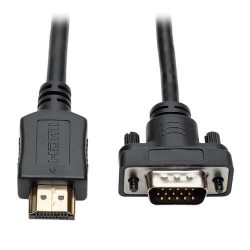 P566-015-VGA HDMI to VGA Active Converter Cable, HDMI to Low-Profile HD15 (M/M), 1920 x 1200/1080p @ 60 Hz, 15 ft.
