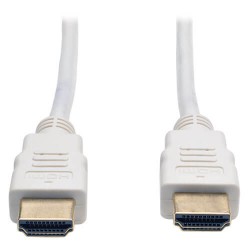 P568-003-WH High Speed HDMI Cable, Ultra HD 4K x 2K, Digital Video with Audio (M/M), White, 3-ft.