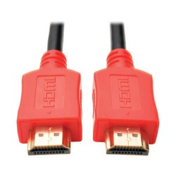 P568-006-RD High-Speed HDMI Cable with Digital Video and Audio, Ultra HD 4K x 2K (M/M), Red, 6 ft.