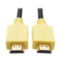 P568-010-YW High-Speed HDMI Cable with Digital Video and Audio, Ultra HD 4K x 2K (M/M), Yellow, 10 ft.