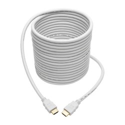 P568-025-WH High-Speed HDMI Cable with Digital Video and Audio, HD 1080p (M/M), White, 25 ft.