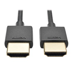 P569-006-SLIM Slim High-Speed HDMI Cable with Ethernet and Digital Video with Audio, UHD 4K x 2K (M/M), 6 ft.