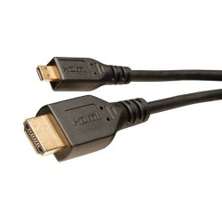 P570-003-MICRO HDMI to Micro HDMI Cable with Ethernet, Digital Video with Audio Adapter (M/M), 3-ft.