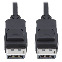 P580-003-V4 DisplayPort 1.4 Cable with Latching Connectors - 8K UHD, HDR, 4:2:0, HDCP 2.2, M/M, Black, 3 ft.