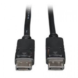 P580-010-V4 DisplayPort 1.4 Cable with Latching Connectors - 8K UHD, HDR, 4:2:0, HDCP 2.2, M/M, Black, 10 ft.
