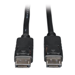 P580-025 DisplayPort Cable with Latches (M/M), 4K x 2K 3840 x 2160 @ 30Hz, 25-ft.