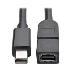 P585-006 Mini DisplayPort Extension Cable, 4K x 2K (3840 x 2160) @ 60 Hz, HDCP 2.2 (M/F), 6 ft.