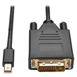 P586-003-DVI-V2 Mini DisplayPort 1.2 to DVI Active Adapter Cable, Mini DP to DVI (M/M), 1920 x 1080/1080p, 3 ft.