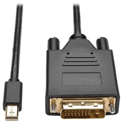 P586-006-DVI-V2 Mini DisplayPort 1.2 to DVI Active Adapter Cable, Mini DP to DVI (M/M), 1920 x 1080/1080p, 6 ft.