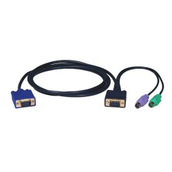 P750-010 PS/2 (3-in-1) Cable Kit for KVM Switch B004-008, 10-ft.