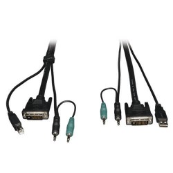 P759-015 DVI / USB / Audio KVM Cable Kit, 15-ft.
