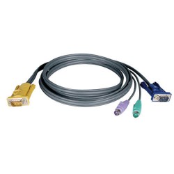 P774-025 PS/2 (3-in-1) Cable Kit for NetDirector KVM Switch B020-Series and KVM B022-Series, 25-ft.