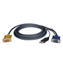 P776-010 USB (2-in-1) Cable Kit for NetDirector KVM Switch B020-Series and KVM B022-Series, 10-ft.