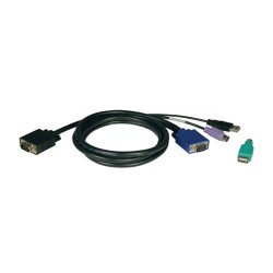 P780-006 USB/PS2 Combo Cable Kit for NetController KVM Switches B040-Series and B042-Series, 6-ft.