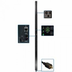 PDU3VN10L2120LV 5.7kW 3-Phase Monitored PDU, 120V Outlets (36 5-15/20R), L21-20P, 10ft Cord, 0U Vertical, TAA
