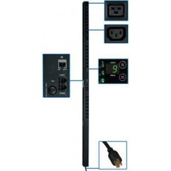 PDU3VSR3L2120 5.7kW 3-Phase Switched PDU, 208V Outlets (21 C13 & 3 C19), L21-20P, 3ft Cord, 0U Vertical