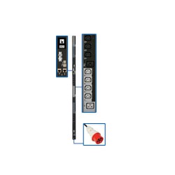 PDU3XEVSR6G20 11.5kW 3-Phase Switched PDU - 24 C13 & 6 C19 Outlets, IEC 309 16/20A Red, 0U, Outlet Monitoring, TAA