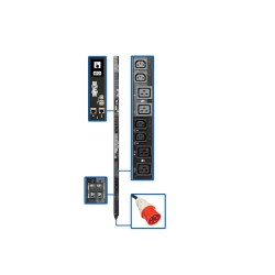 PDU3XEVSR6G32A 22.2kW 3-Phase Switched PDU - 12 C13 & 12 C19 Outlets, IEC 309 32A Red, 0U, Outlet Monitoring, TAA