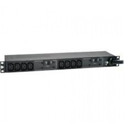 PDUH30HV 5/5.8kW Single-Phase 208/240V Basic PDU, 10 C13 Outlets, NEMA L6-30P Input, 12 ft. Cord, 1U Rack-Mount
