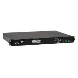 PDUMH15HVATNET 2-2.4kW Single-Phase ATS/Switched PDU, LX Platform, 200-240V Outlets (10 C13), 2 C14 Inlets, 3.6 m Cords, 1U, TAA